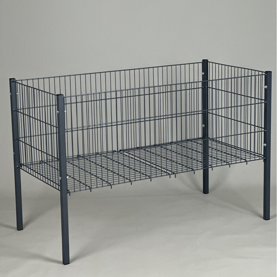 Корзина презентационная 1200х600х800 (графит) Корзина презентационная 1200х600х800 (графит)
