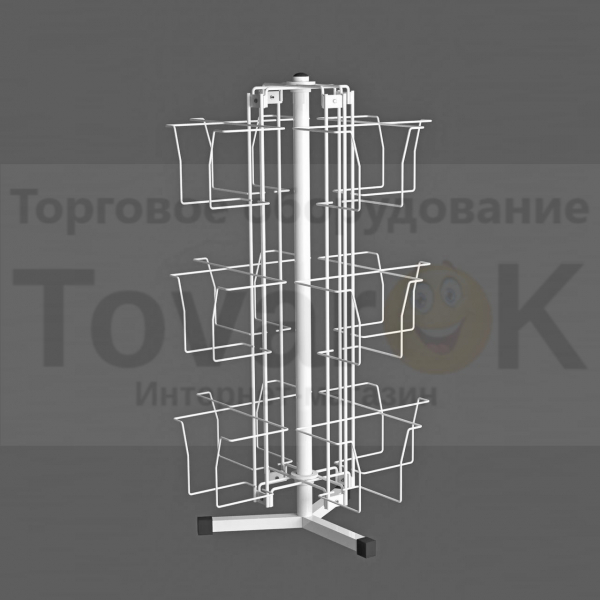Стойка настольная вращающаяся под колготки (12 ячеек) Стойка настольная вращающаяся под колготки (12 ячеек)