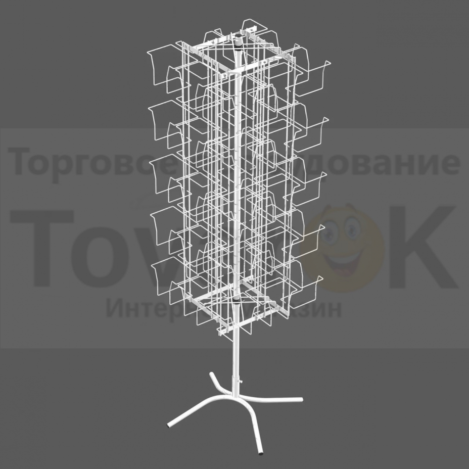Стойка вращающаяся напольная под колготки (40 ячеек)