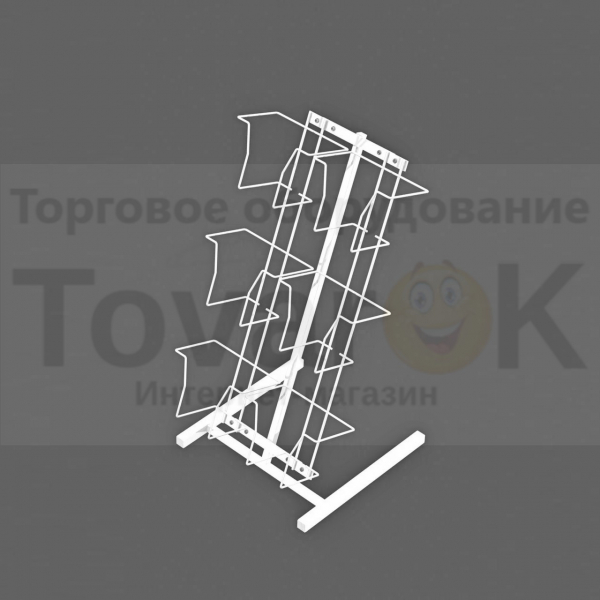 Стойка торговая настольная под колготки наклонная (6 ячеек) Стойка торговая настольная под колготки наклонная (6 ячеек)