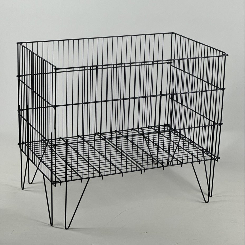Корзина для распродаж с регулируемым дном 900*600*800 (черный) Корзина для распродаж с регулируемым дном 900*600*800 (черный)